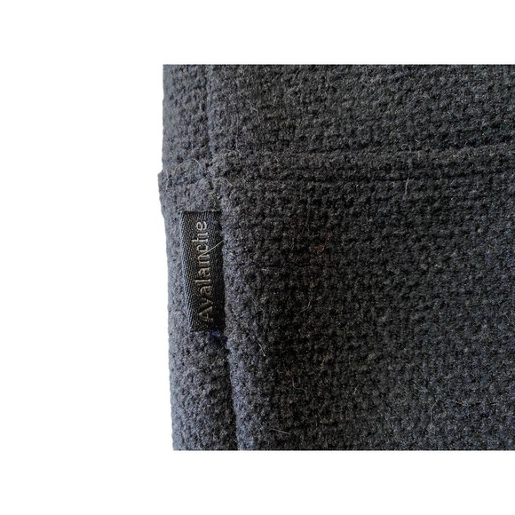 Avalanche Pullover Sz M – Zip Neck, Front Pockets, Dark Gray/Black Hiking Top - Picture 3 of 7